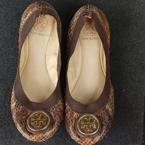 Torey Burch Animal Print Loafers
